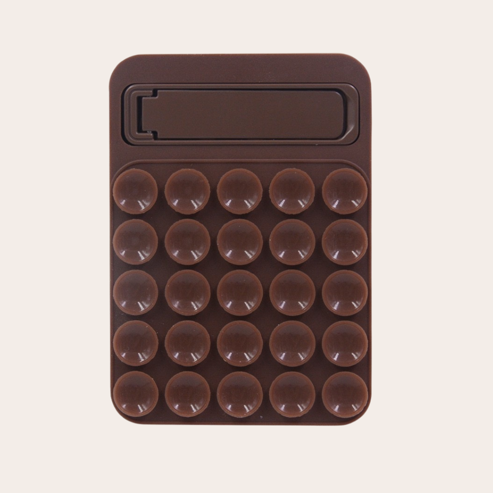 Magnetic Phone Suction Holder - Brown
