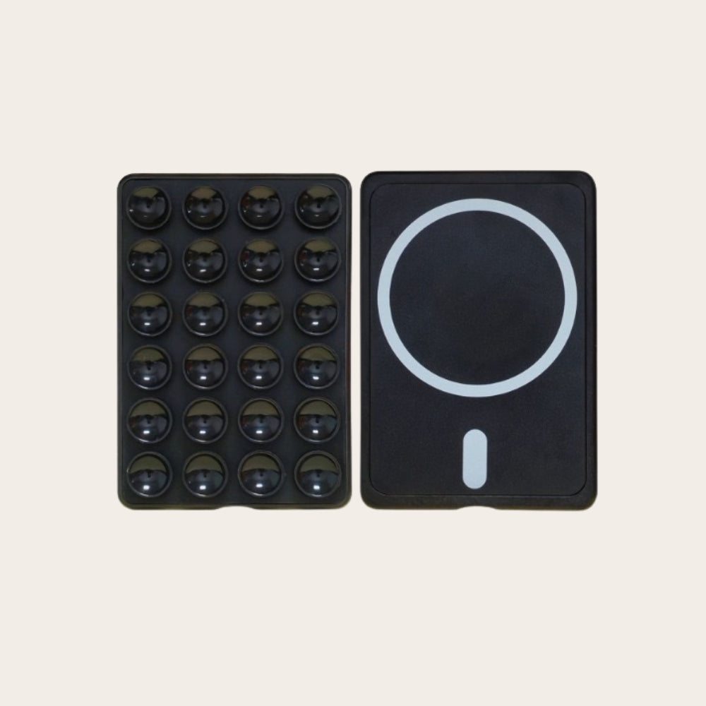 Magnetic Phone Suction Holder - Black