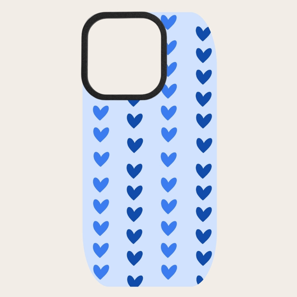 Denim Hearts Snap-On Backing