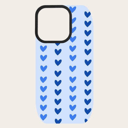 Denim Hearts Snap-On Backing