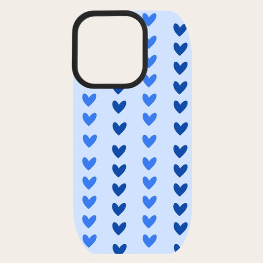Denim Hearts Snap-On Backing