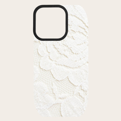 Ivory Lace Snap-On Backing