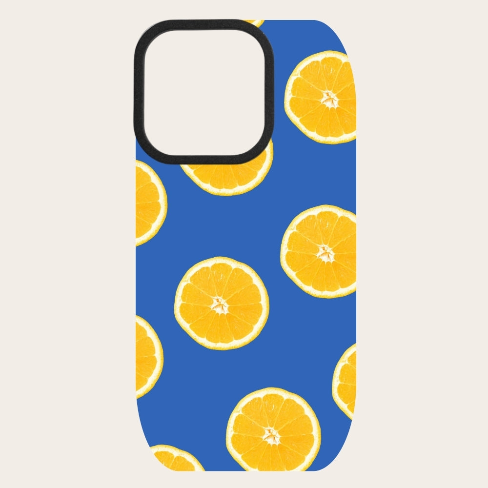 Blue Orange Snap-On Backing