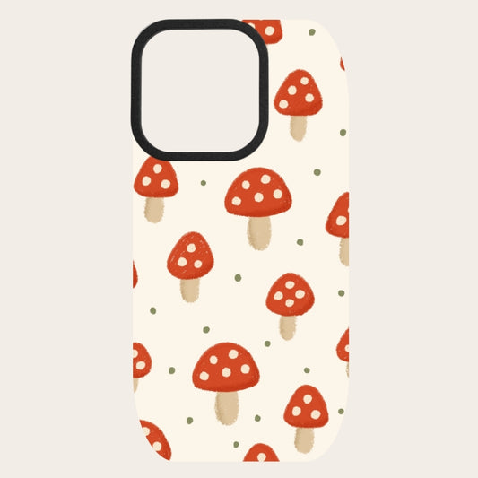 Red Mushroom Snap-On Backing