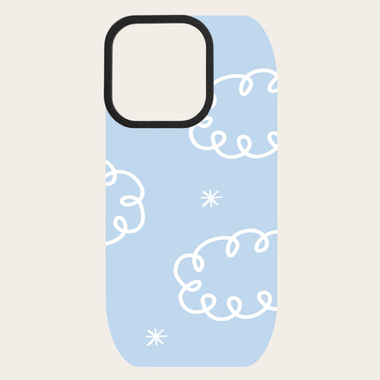 Blue Cloud Snap-On Backing