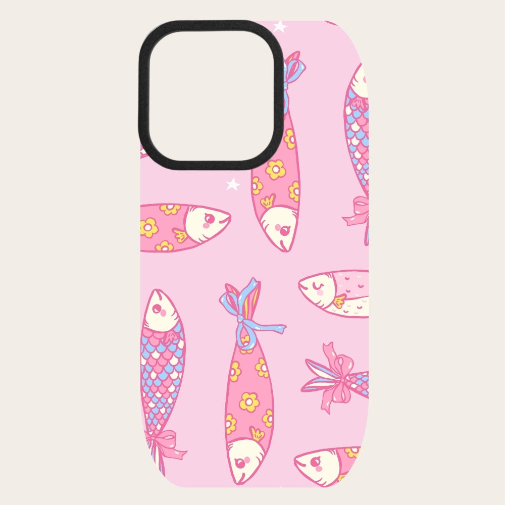 Pink Fish Snap-On Backing