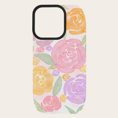 Watercolor Rose Snap-On Backing