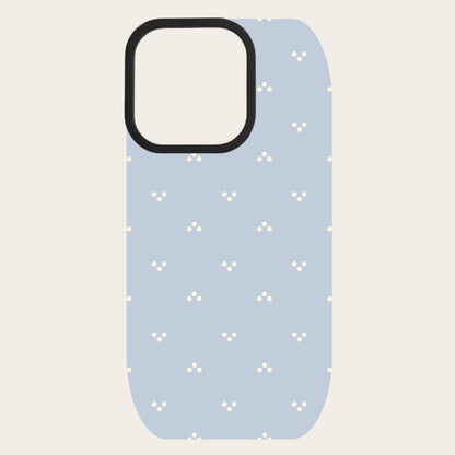 Whimsical Blue Snap-On Backing