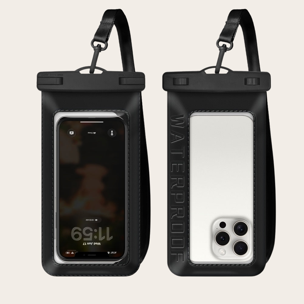 Waterproof Phone Bag - Black