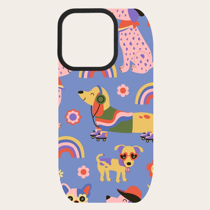 Retro Puppy Snap-On Backing