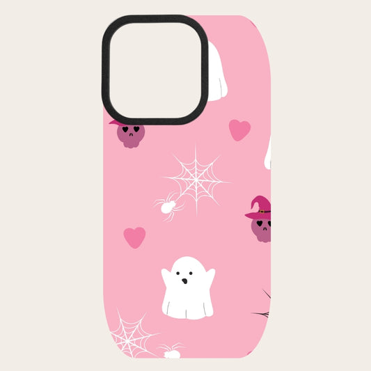 Pink Halloween Snap-On Backing