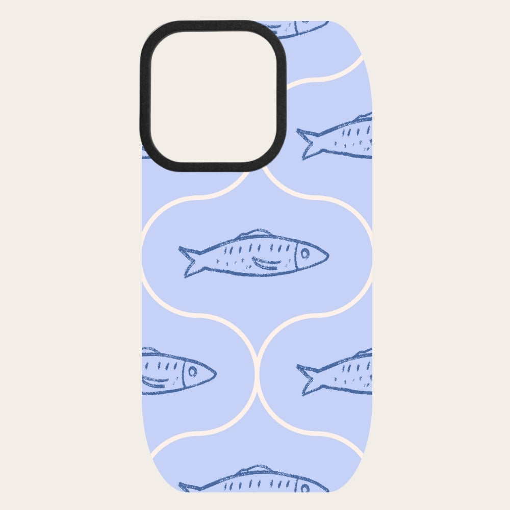 Blue Sardine Snap-On Backing