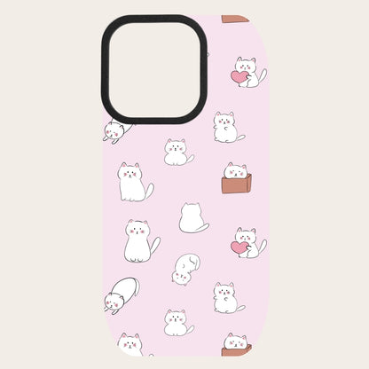White Kitten Snap-On Backing