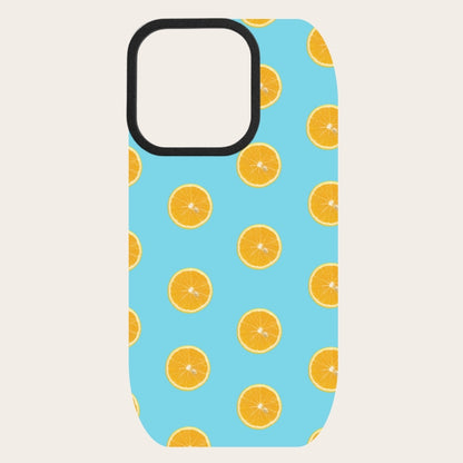 Blue Orange Snap-On Backing