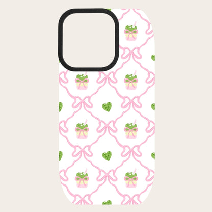 Pink Matcha Snap-On Backing