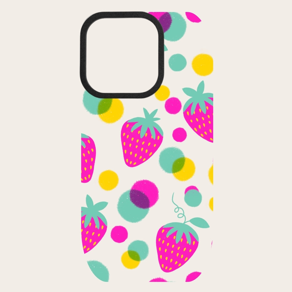 Neon Strawberry Snap-On Backing