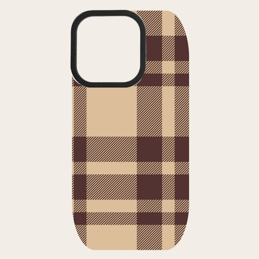 Cinnamon Plaid Snap-On Backing