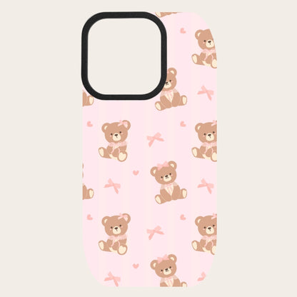 Girl Bear Snap-On Backing