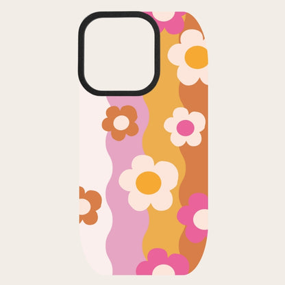 Retro Flower Snap-On Backing
