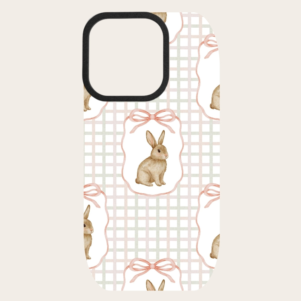 Pink Bunny Snap-On Backing
