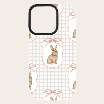 Pink Bunny Snap-On Backing