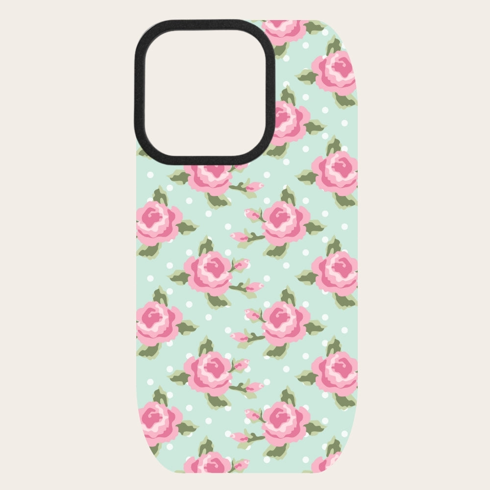 Mint Rose Snap-On Backing