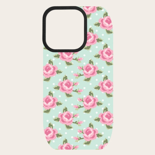 Mint Rose Snap-On Backing