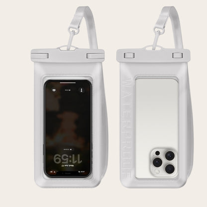 Waterproof Phone Bag - White