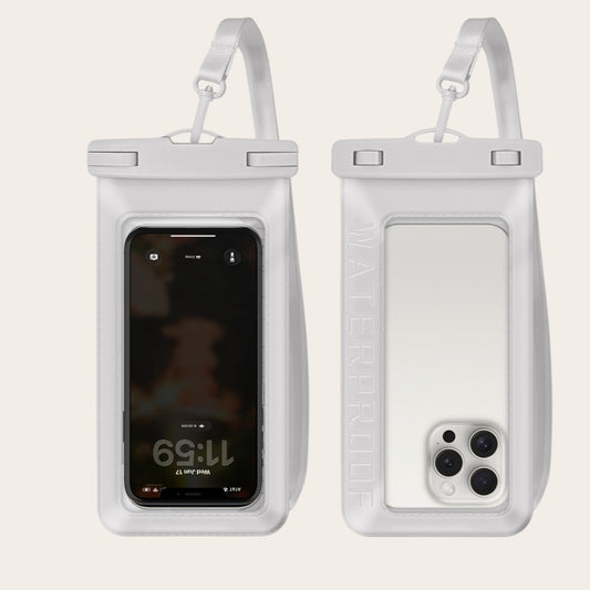 Waterproof Phone Bag - White