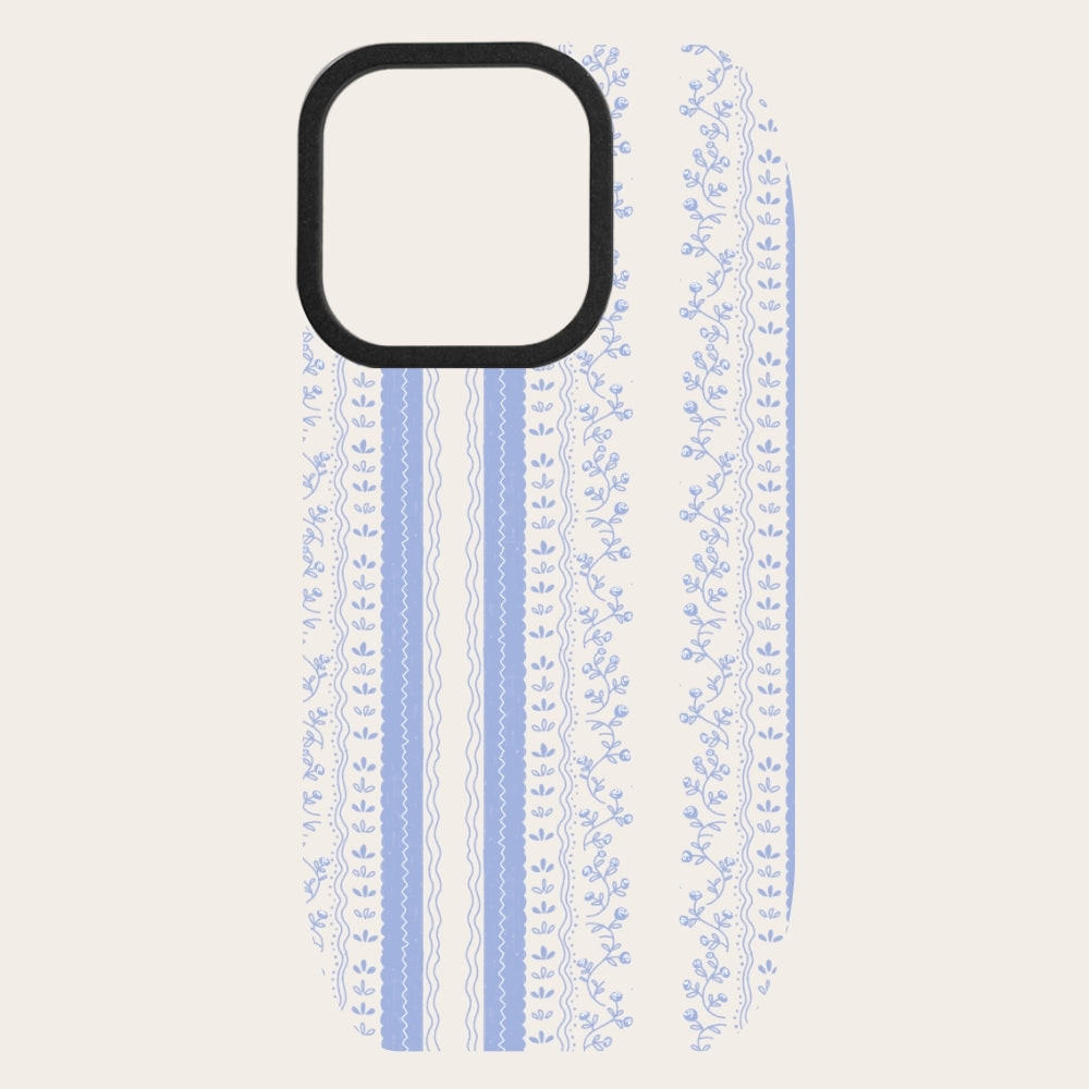 Blue Lace Snap-On Backing