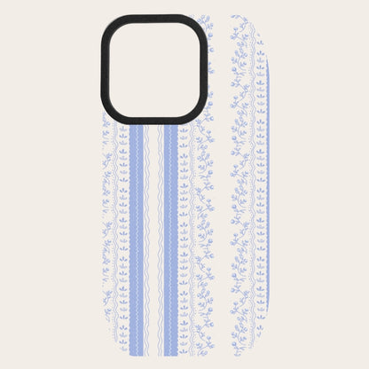 Blue Lace Snap-On Backing