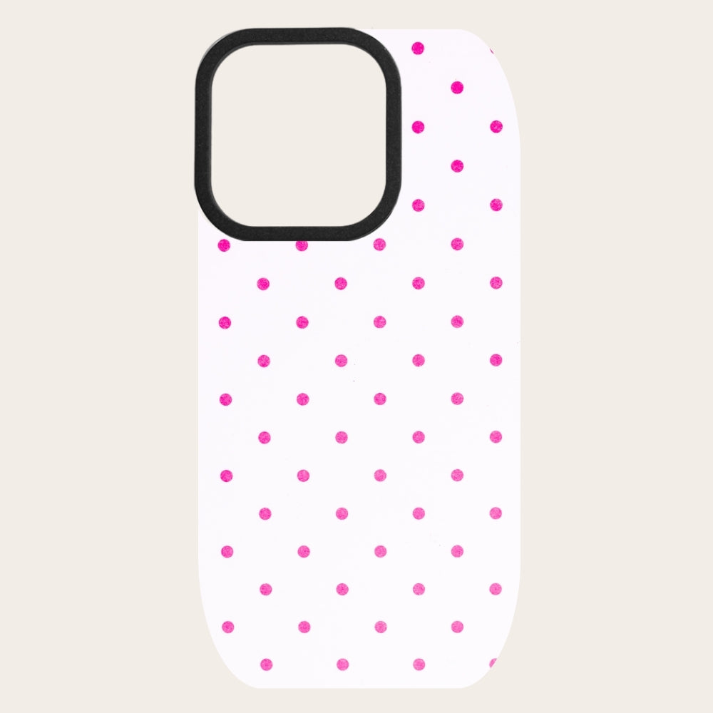 Hot Pink Dot Snap-On Backing