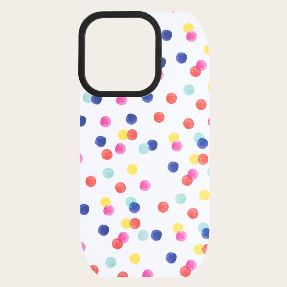 Confetti Polka Dot Snap-On Backing