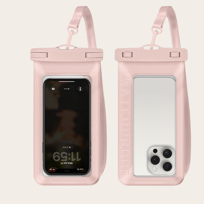 Waterproof Phone Bag - Baby Pink