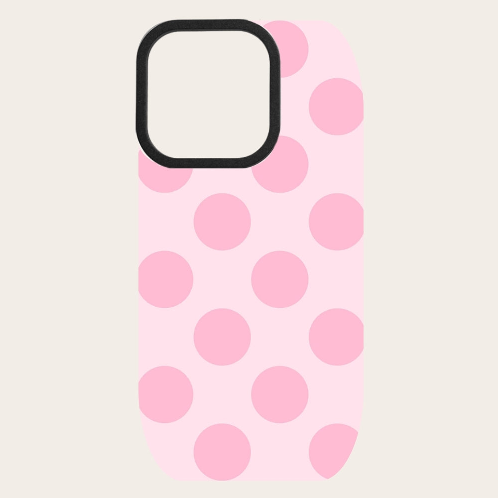 Bubblegum Polka Dot Snap-On Backing