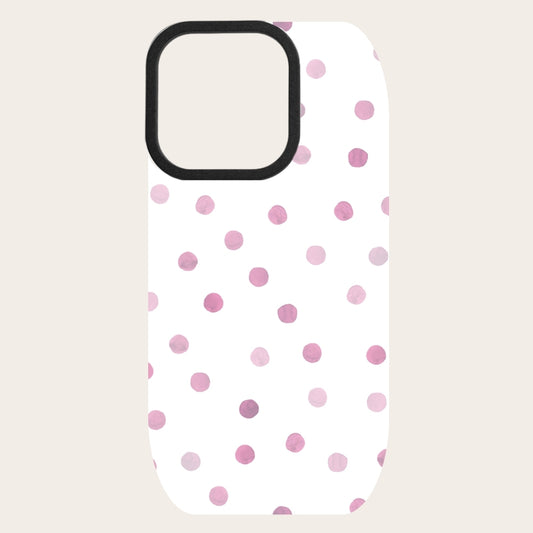 Berry Polka Dot Snap-On Backing