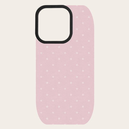 Dusty Rose Polka Dot Snap-On Backing