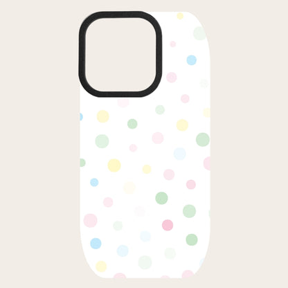 Pastel Confetti Polka Dot Snap-On Backing