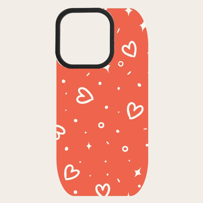 Love Bomb Polka Dot Snap-On Backing