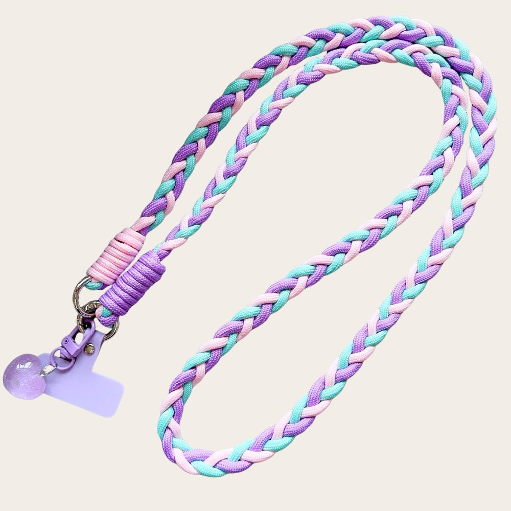 Elastic Phone Crossbody Straps - Lavender Garden