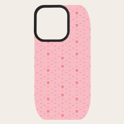 Rosy Hearts Polka Dot Snap-On Backing