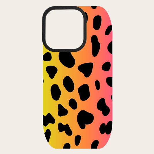 Neon Leopard Snap-On Backing