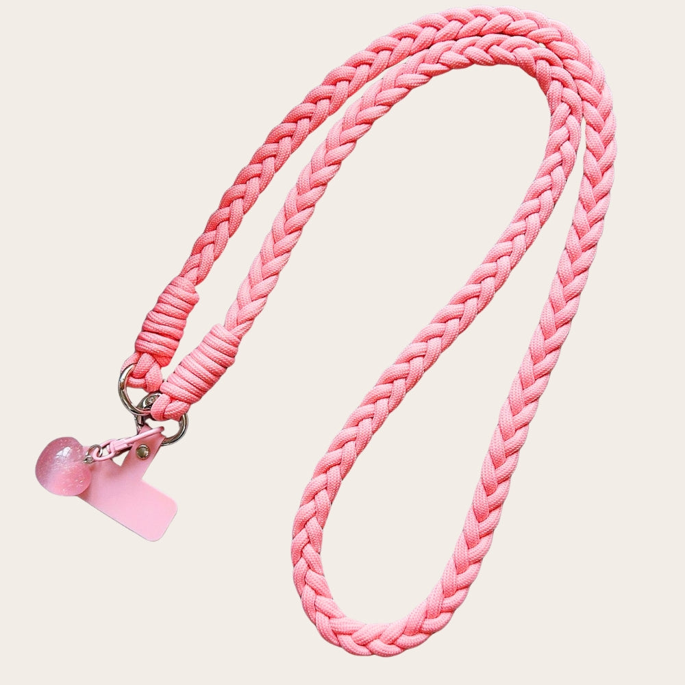 Elastic Phone Crossbody Straps - Soft Life Pink