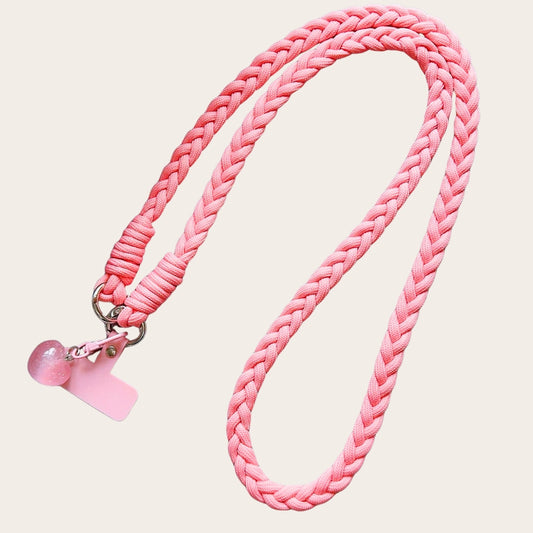 Elastic Phone Crossbody Straps - Soft Life Pink