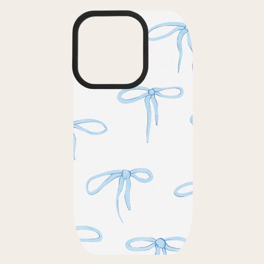 Blue Bow Snap-On Backing