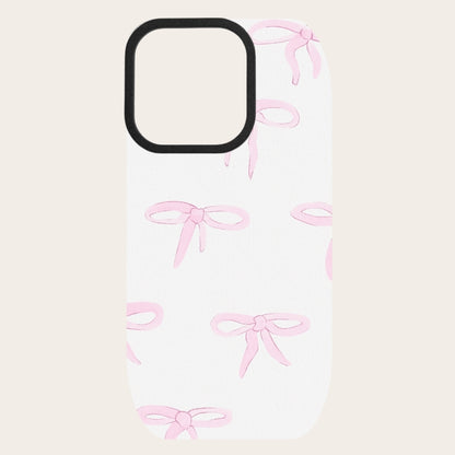 Pink Bow Snap-On Backing