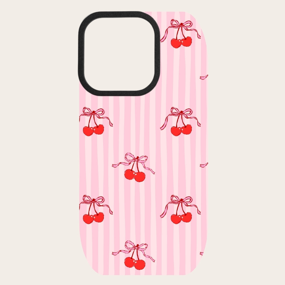 Cherry Stripe Snap-On Backing