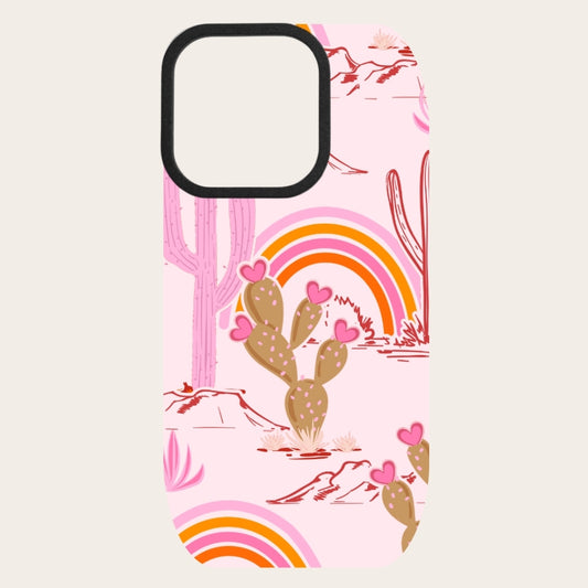 Rainbow Cowgirl Snap-On Backing