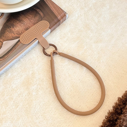 Simple Phone Charm - Light Brown
