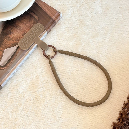 Simple Phone Charm - Dark Brown